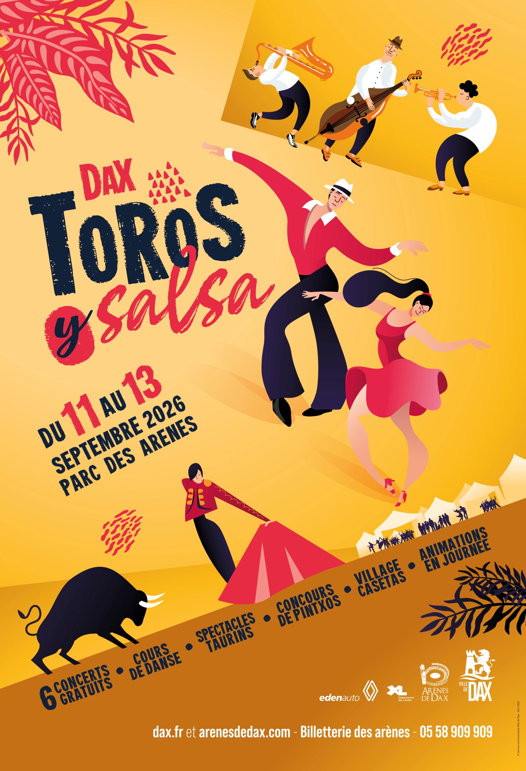 Affiche de la Toros y Salsa 2026